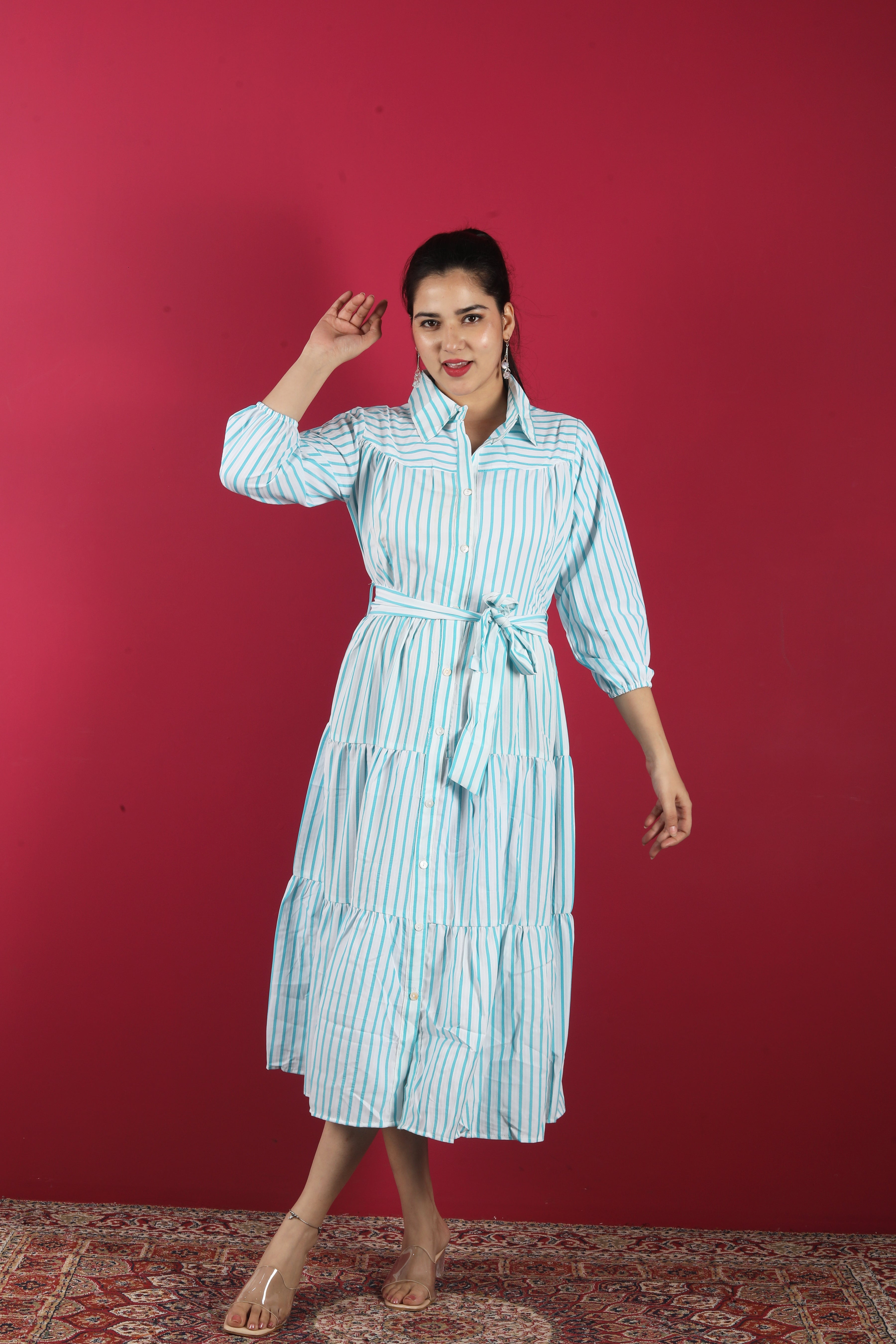 The Aurelia Full-Sleeve Long Dress