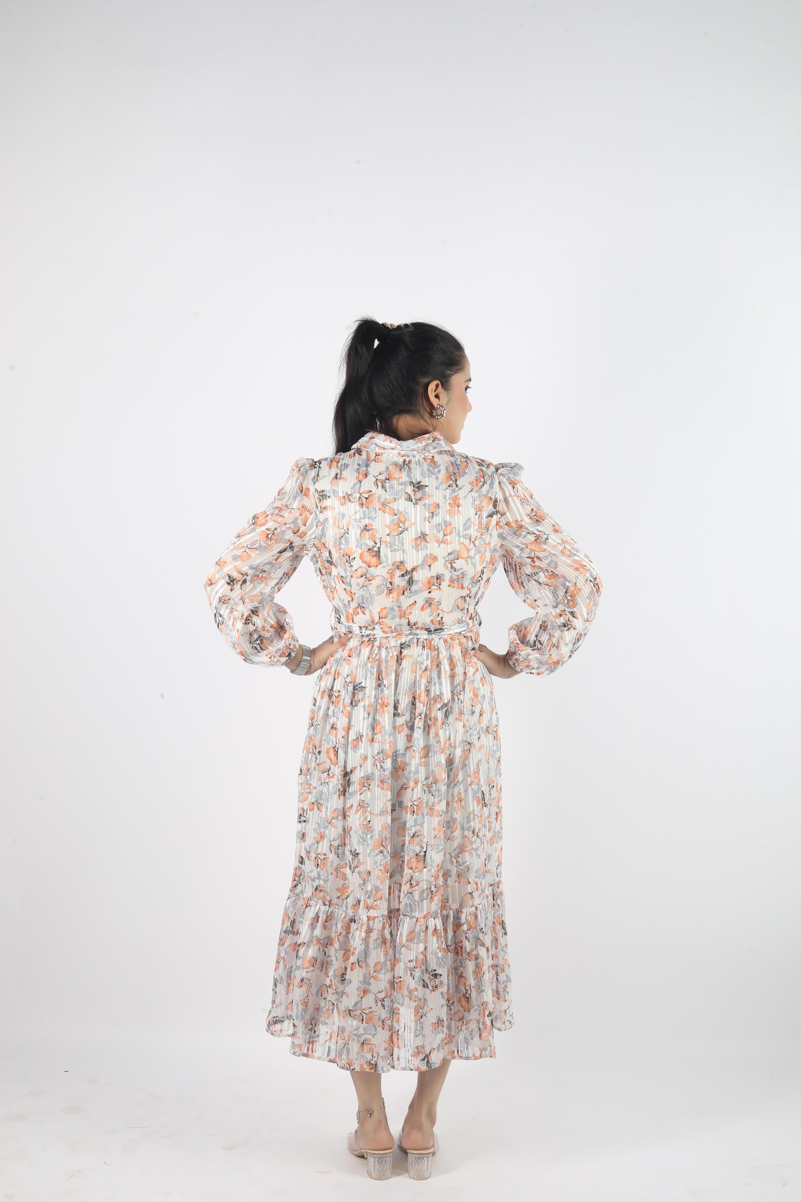 Amara Belté – Georgette Luxe Long Dress