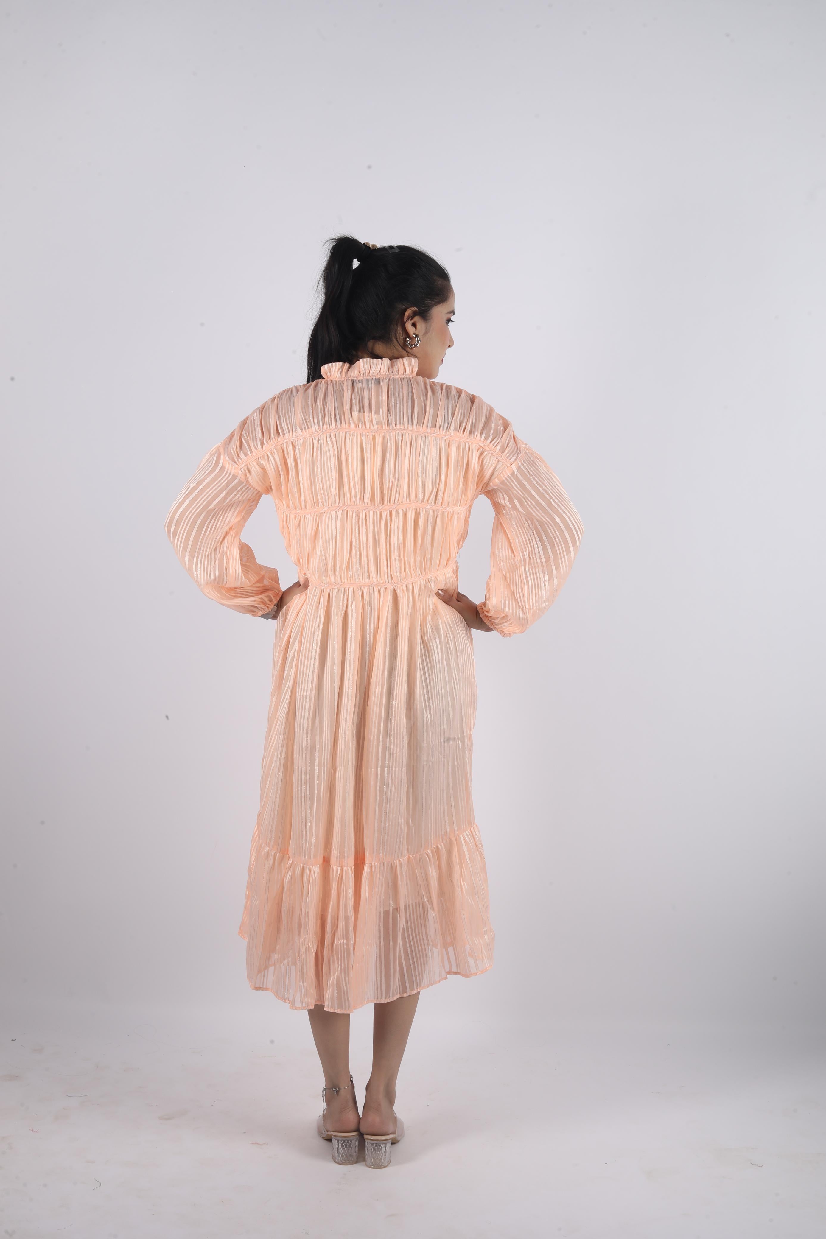 Novara Stretch – Georgette Luxe Long Dress