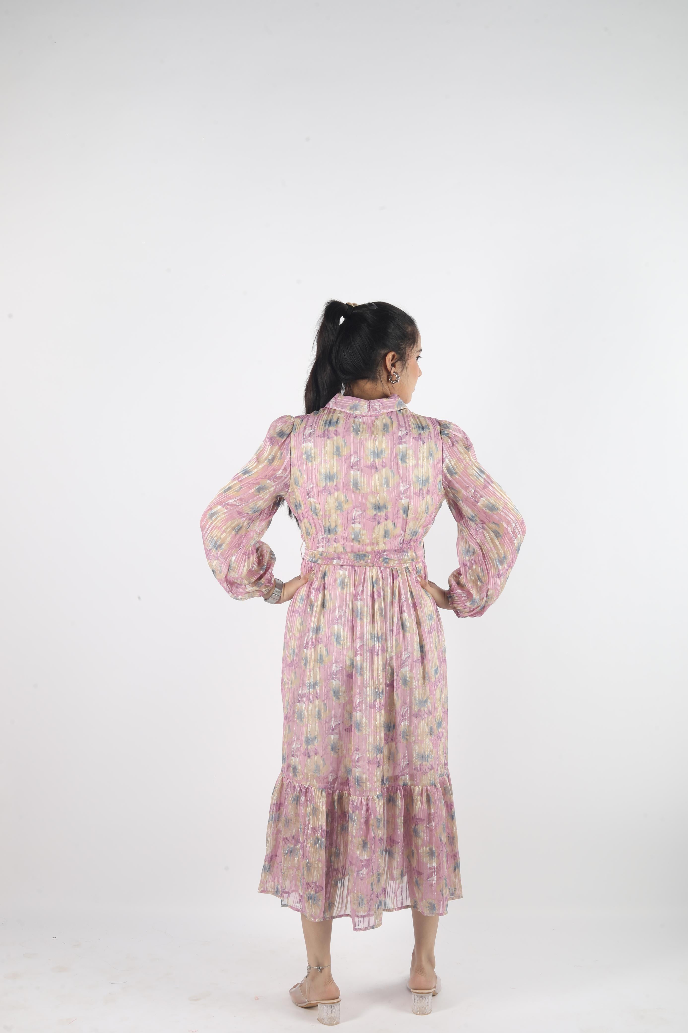 Elowen – Georgette Luxe Long Dress