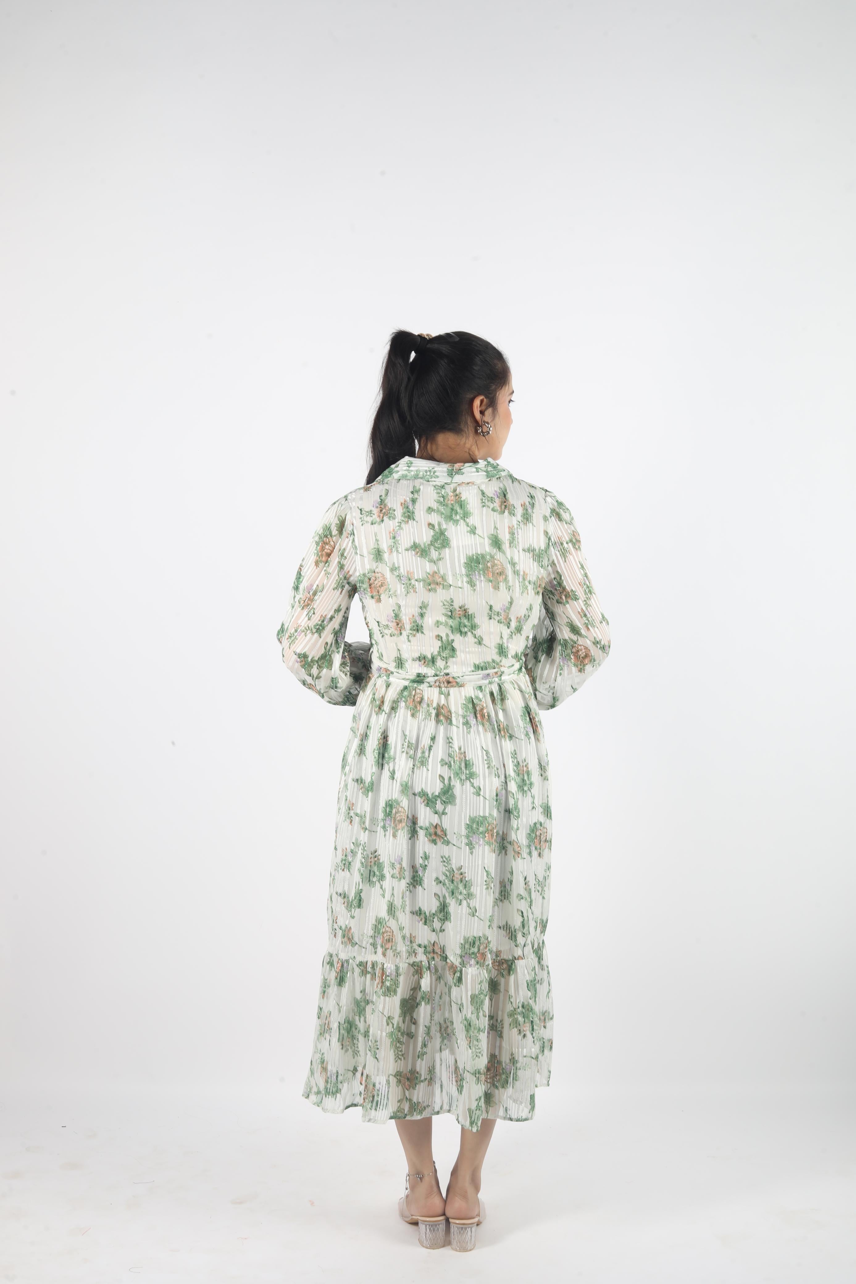 Elowen – Georgette Luxe Long Dress
