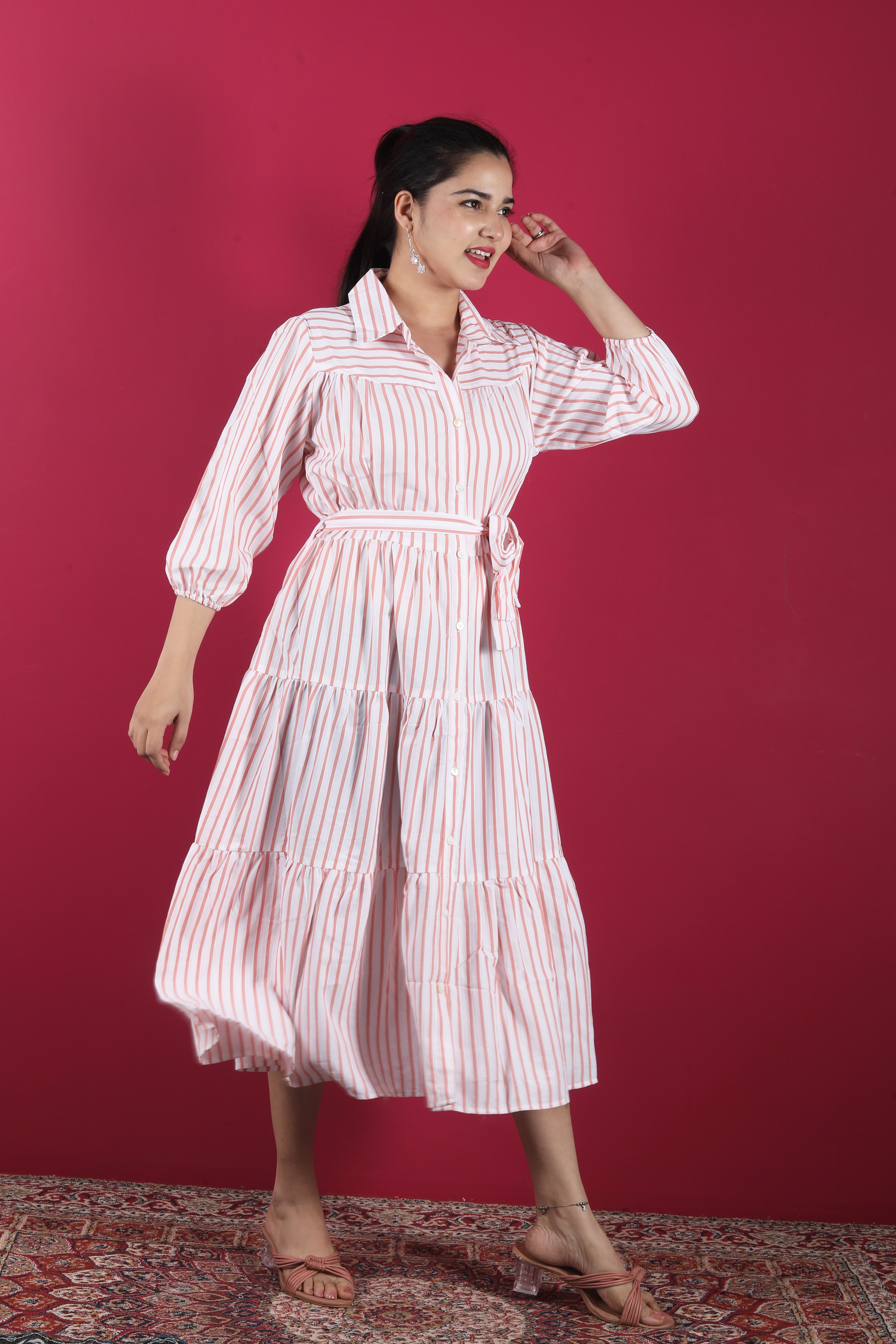 The Aurelia Full-Sleeve Long Dress