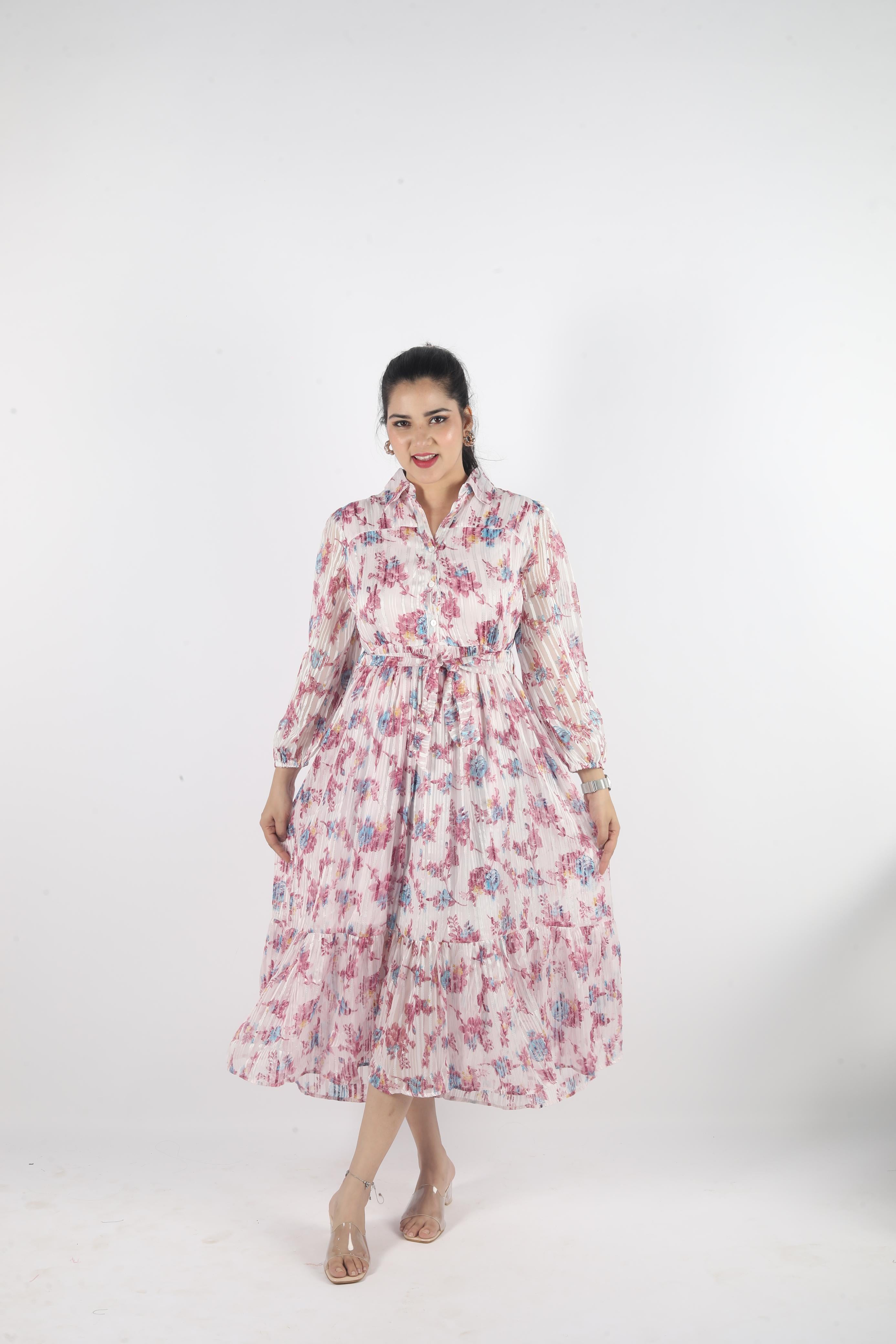Amara Belté – Georgette Luxe Long Dress