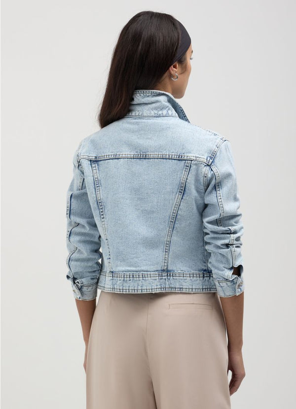 DENIM JACKET LIGHT BLUE DENIM