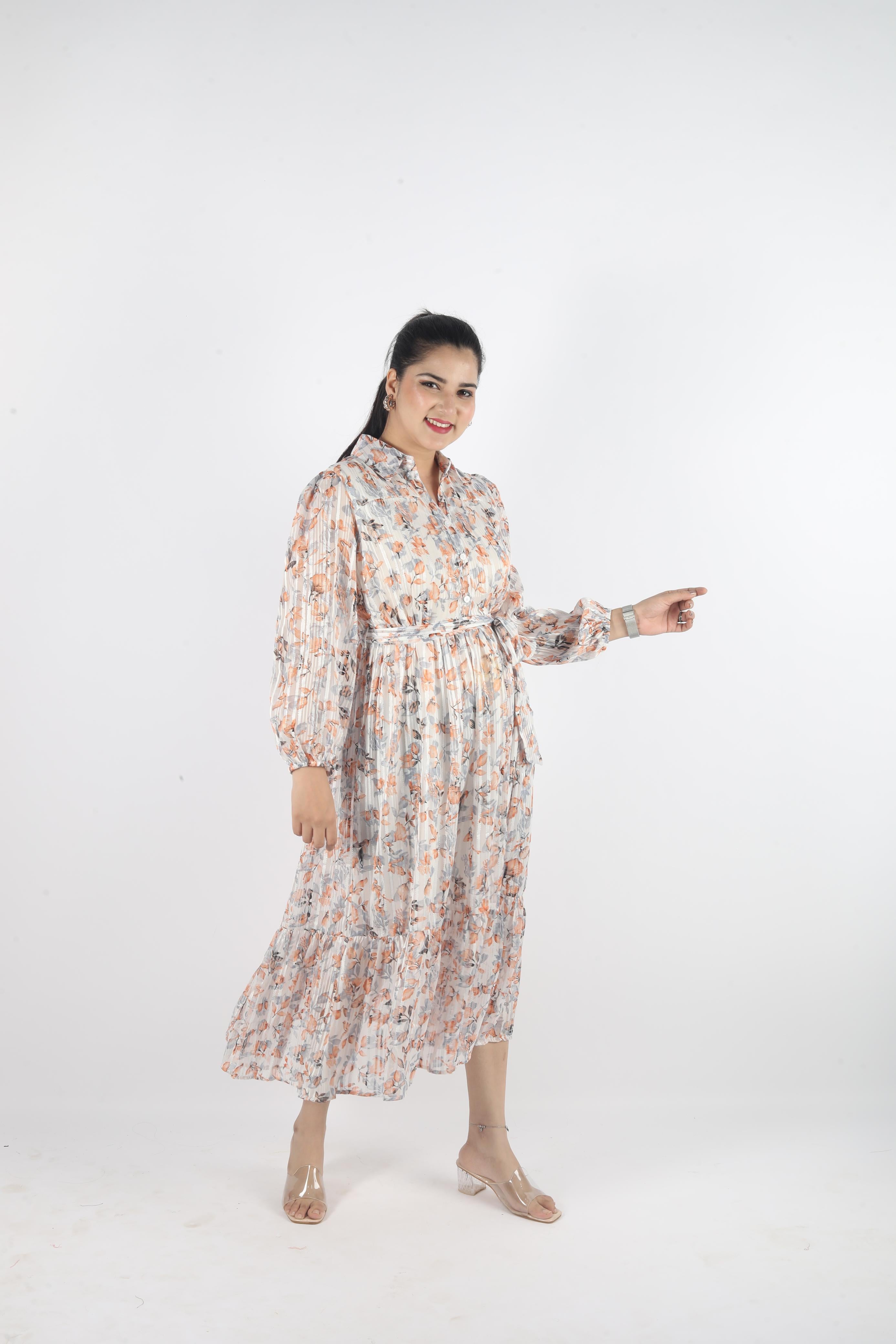Amara Belté – Georgette Luxe Long Dress