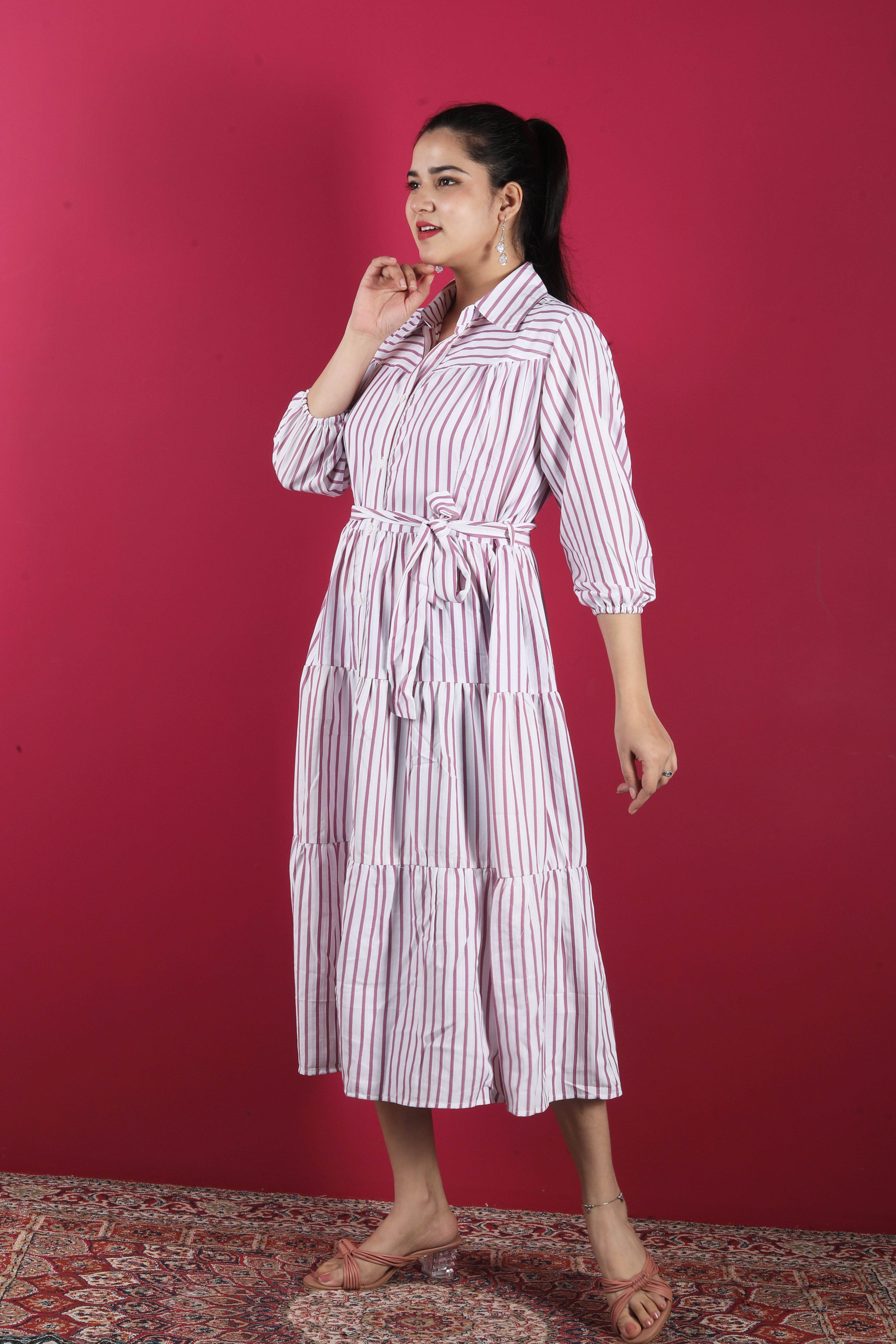 The Aurelia Full-Sleeve Long Dress