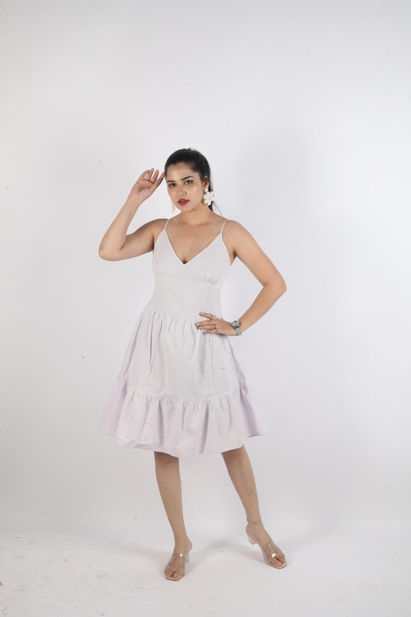 Sleeveless Plain Dress