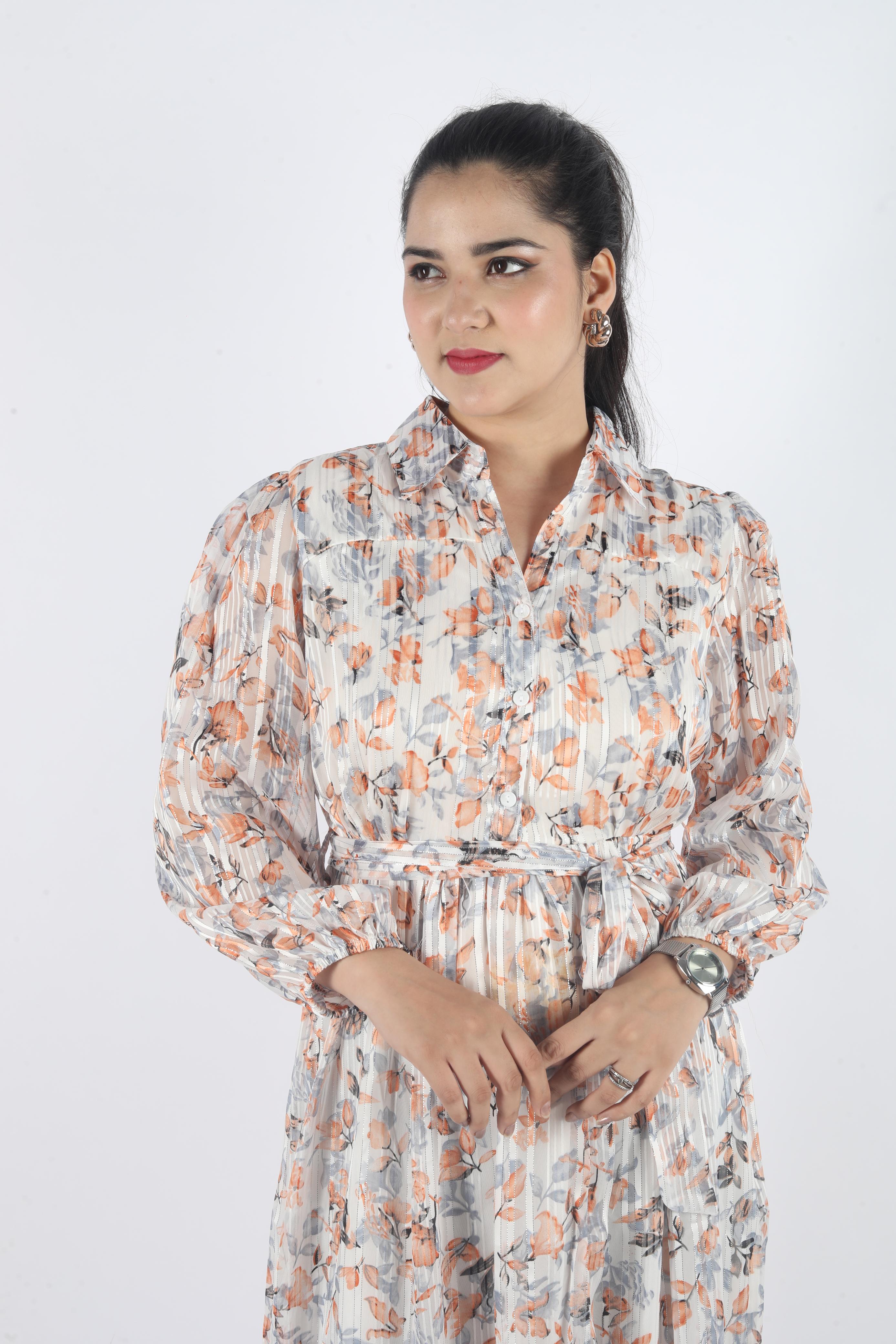 Amara Belté – Georgette Luxe Long Dress