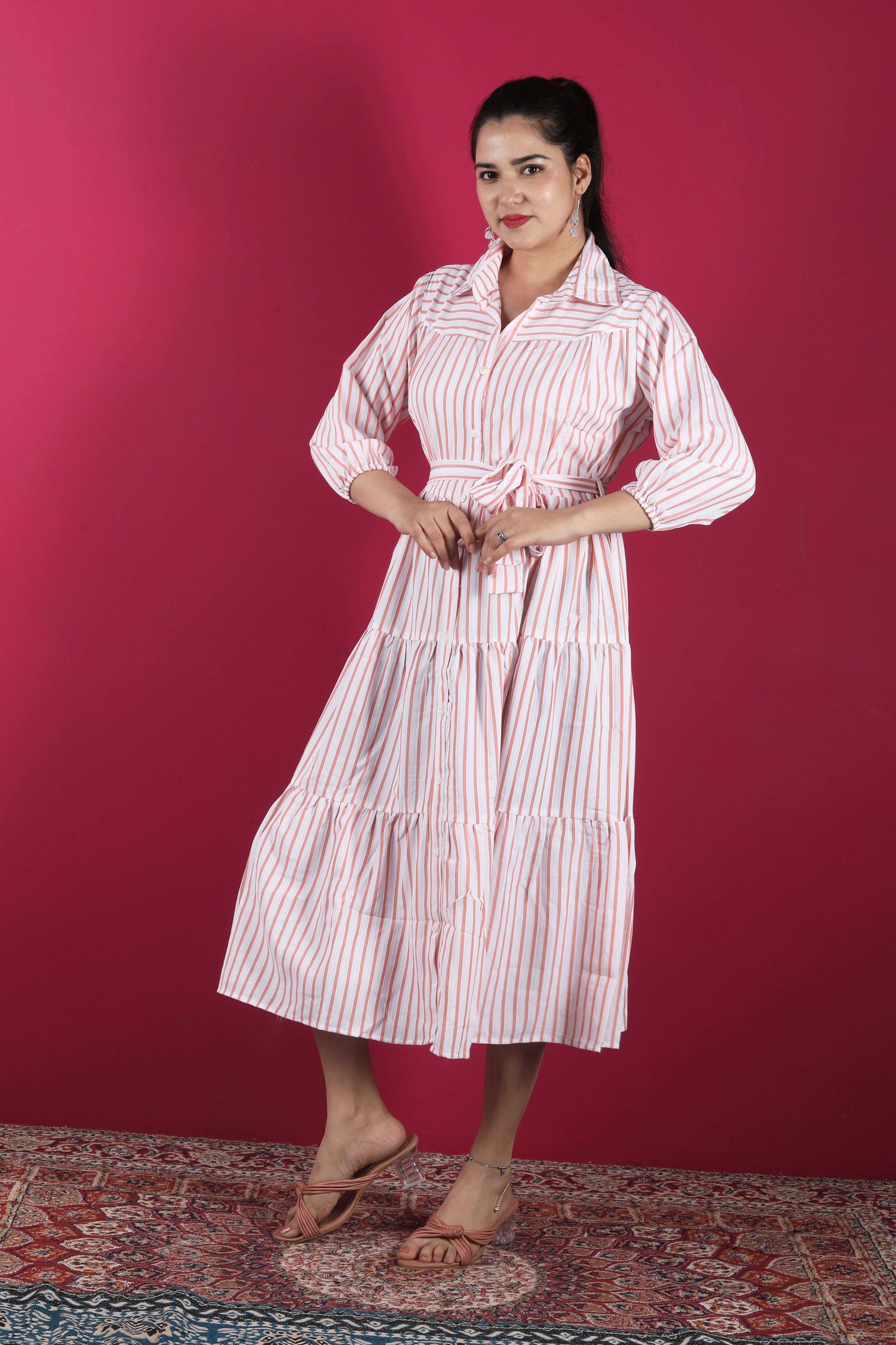 The Aurelia Full-Sleeve Long Dress