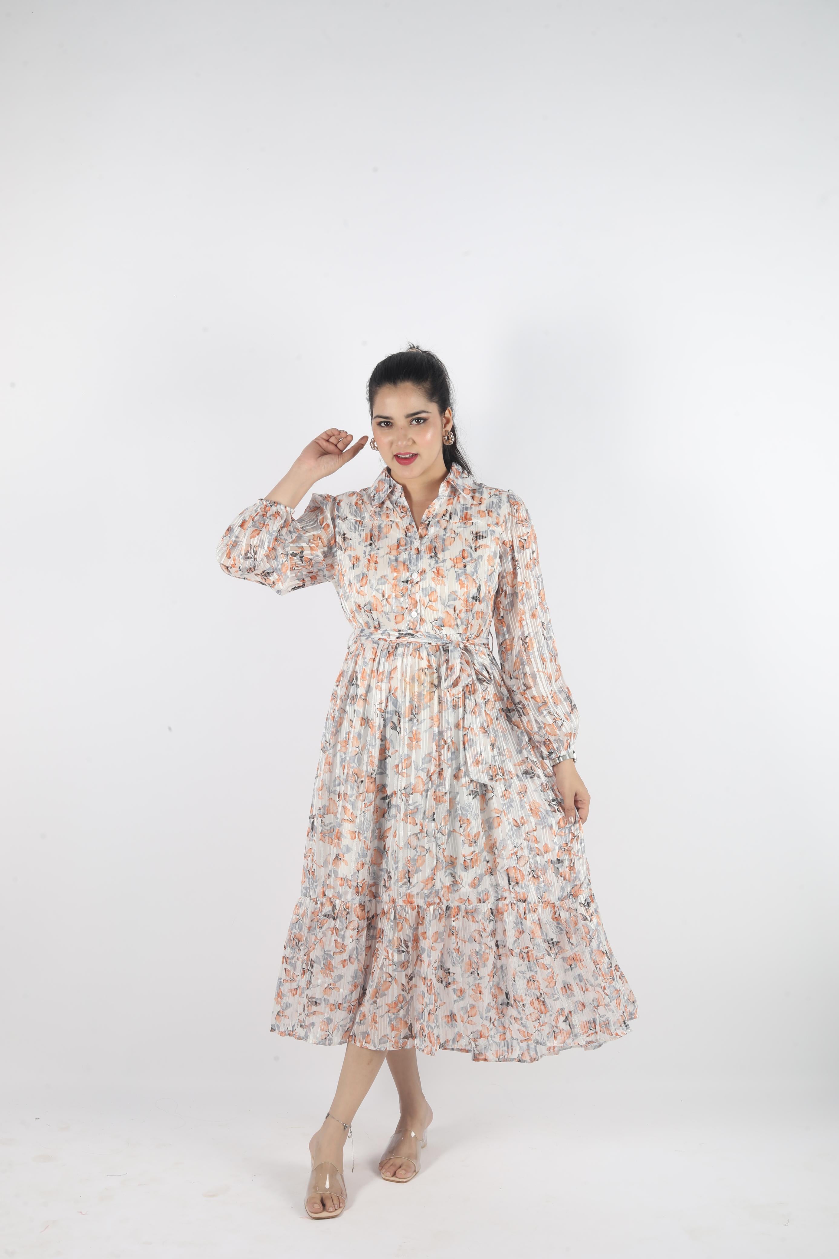 Amara Belté – Georgette Luxe Long Dress