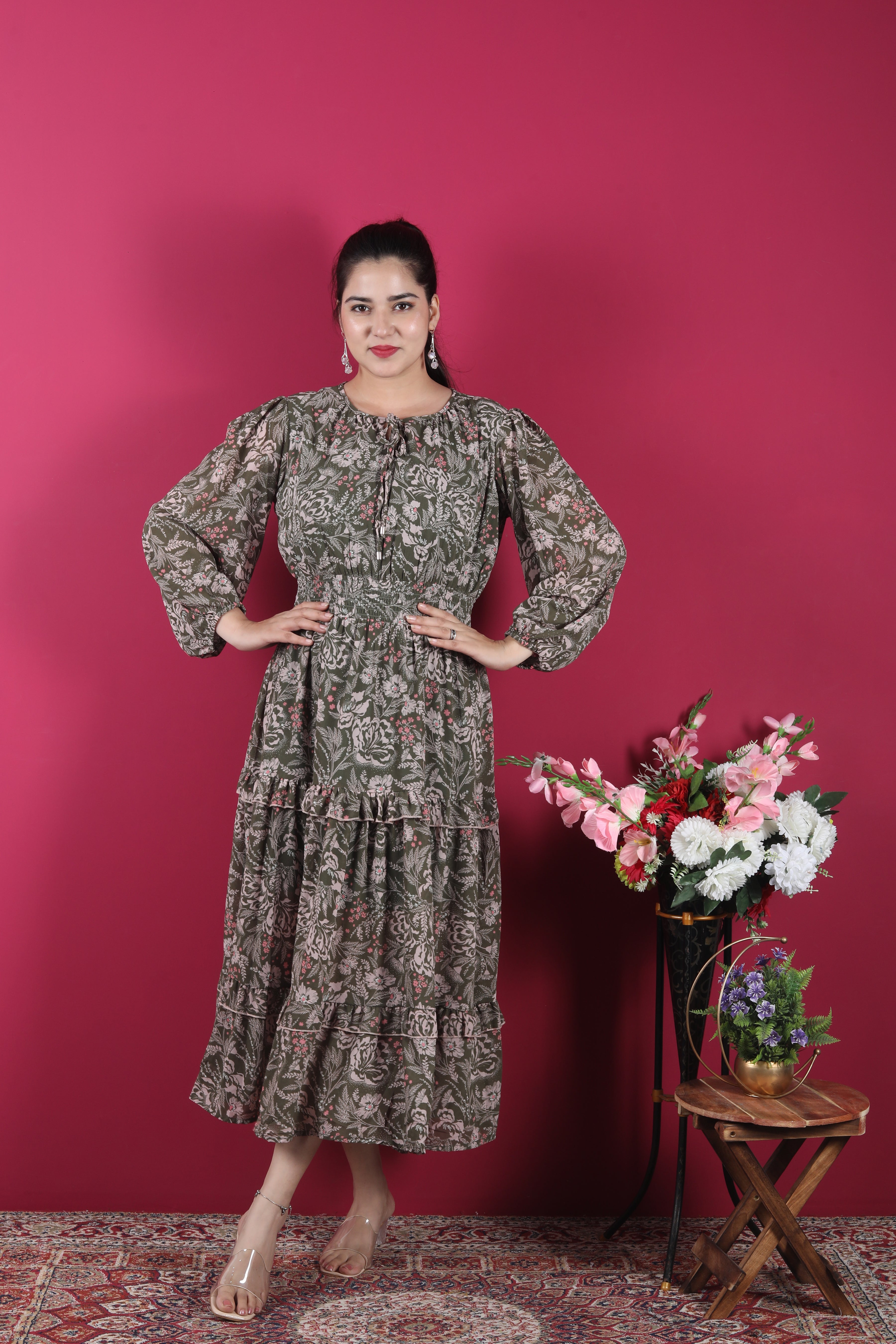 The Amara Georgette Dress