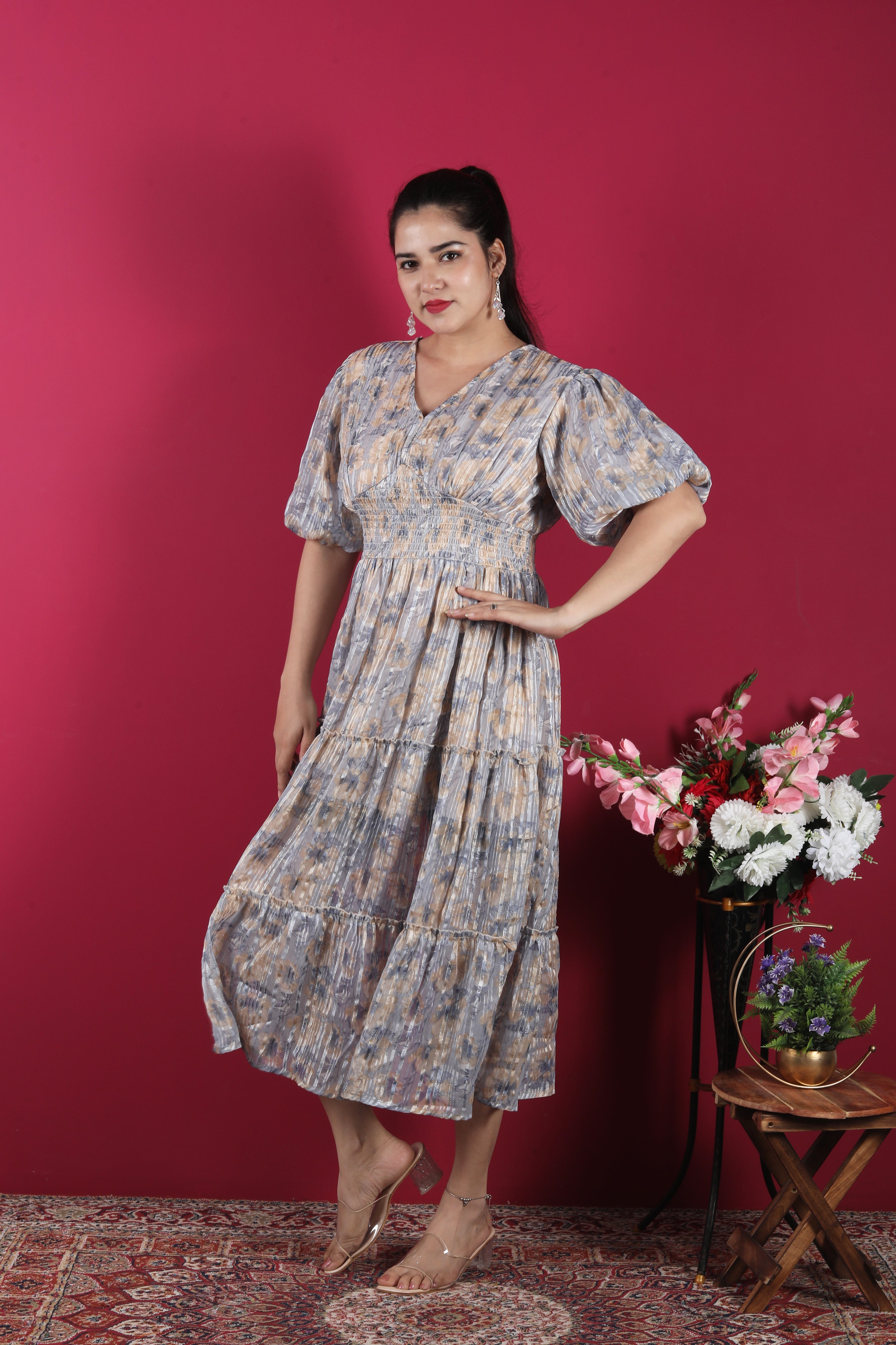 The Amara Georgette Dress