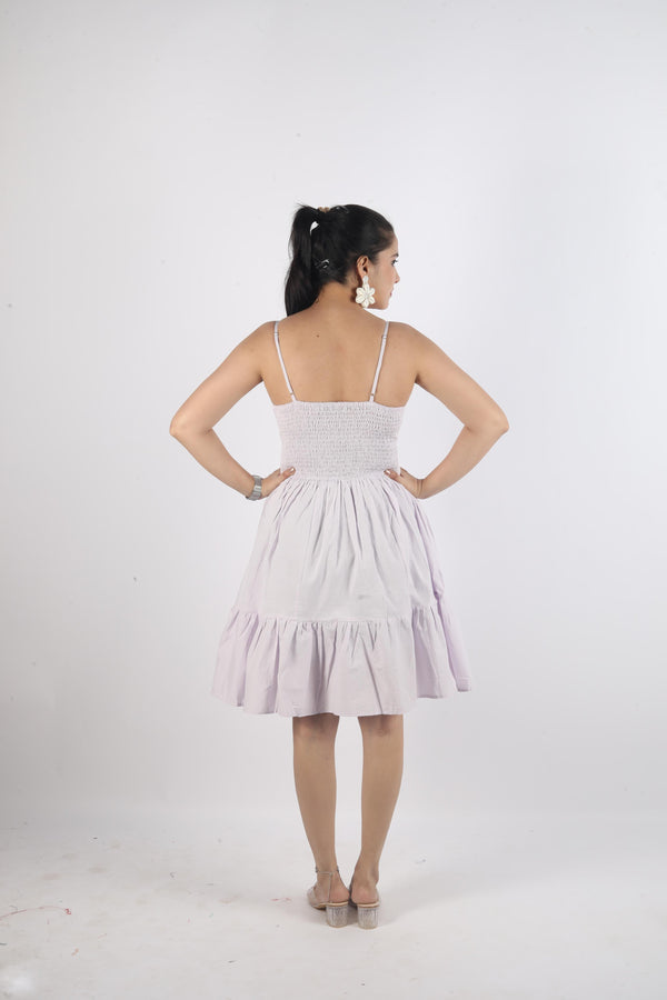 Sleeveless Plain Dress