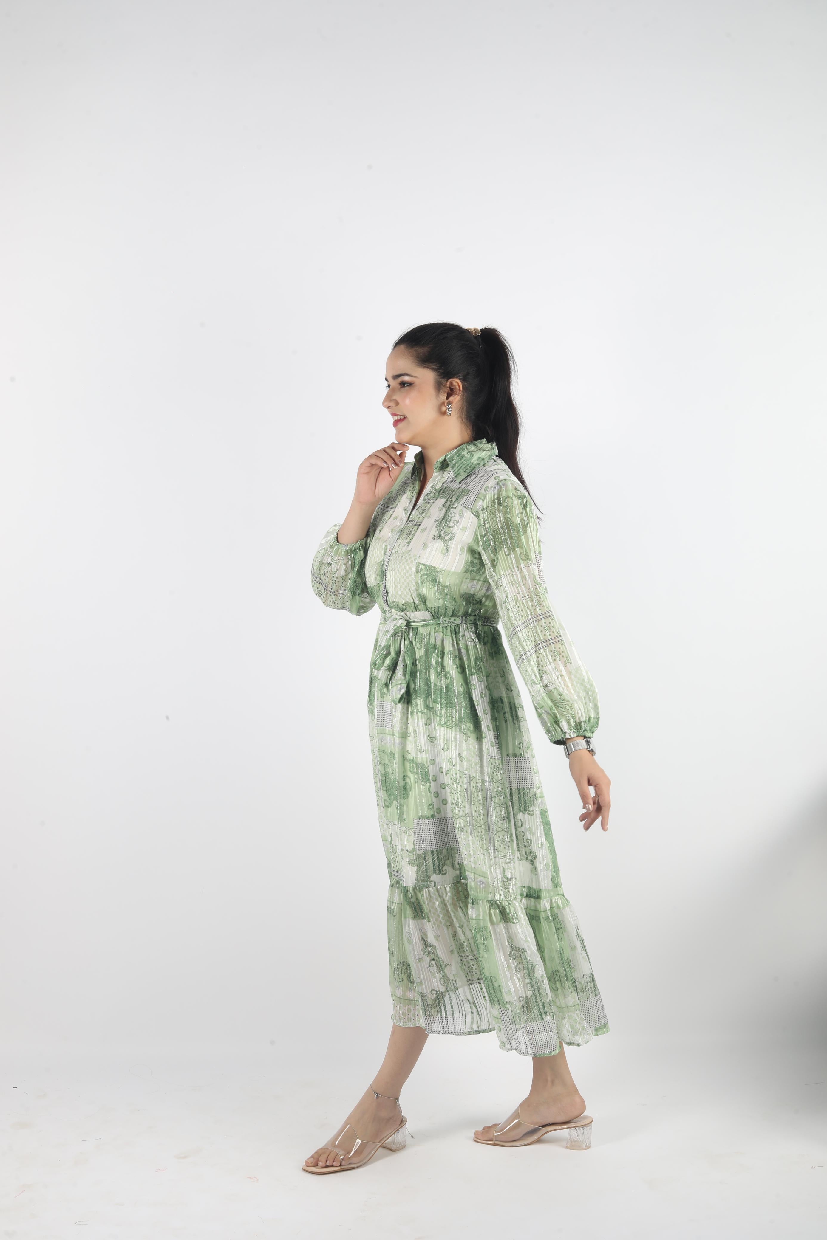 Amara Belté – Georgette Luxe Long Dress