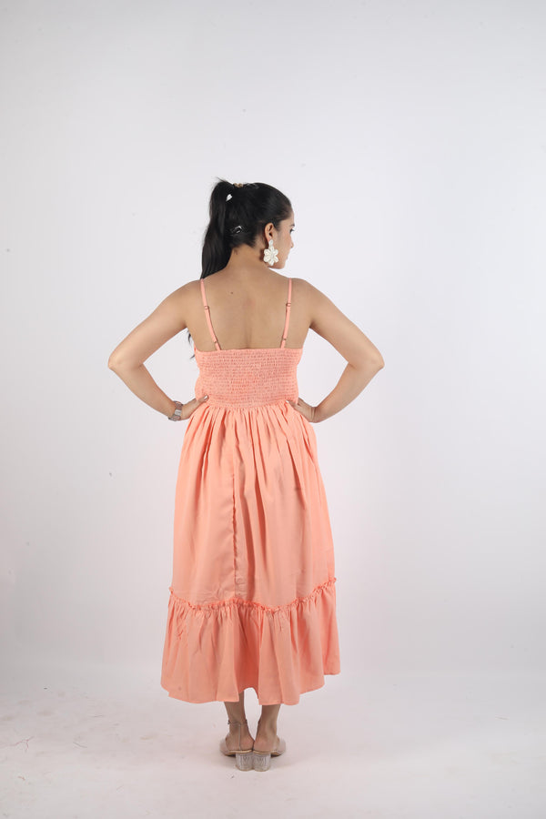 Long Sleeveless Knot Dress