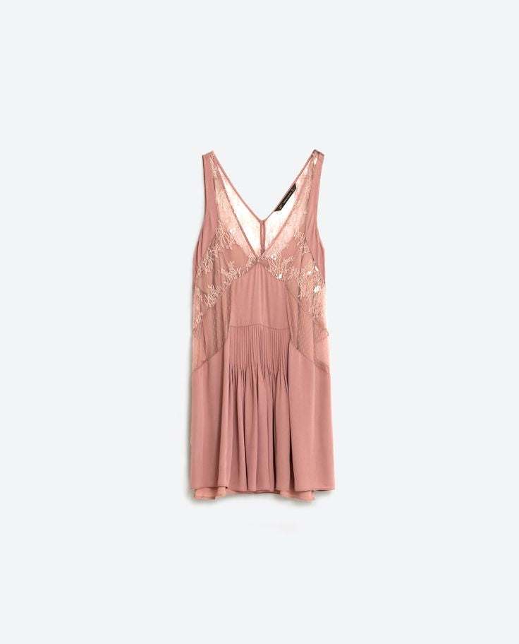 Zara MINI SLIP DRESS - COLLECTION-SALE-TRF