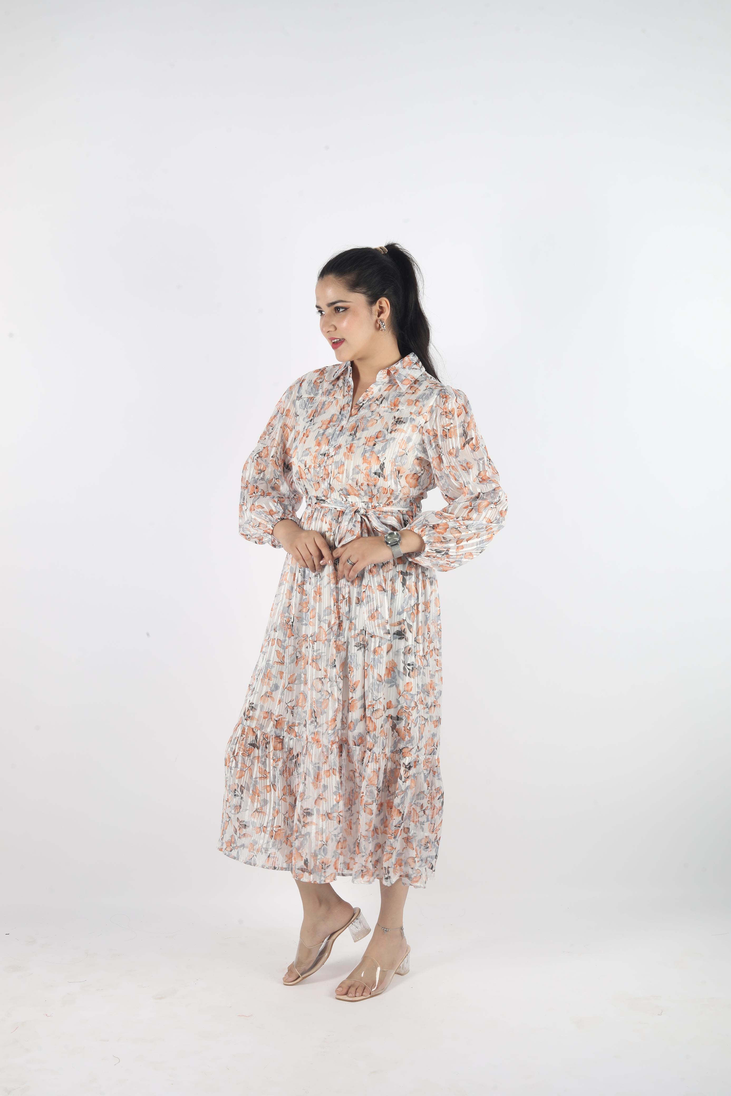 Amara Belté – Georgette Luxe Long Dress