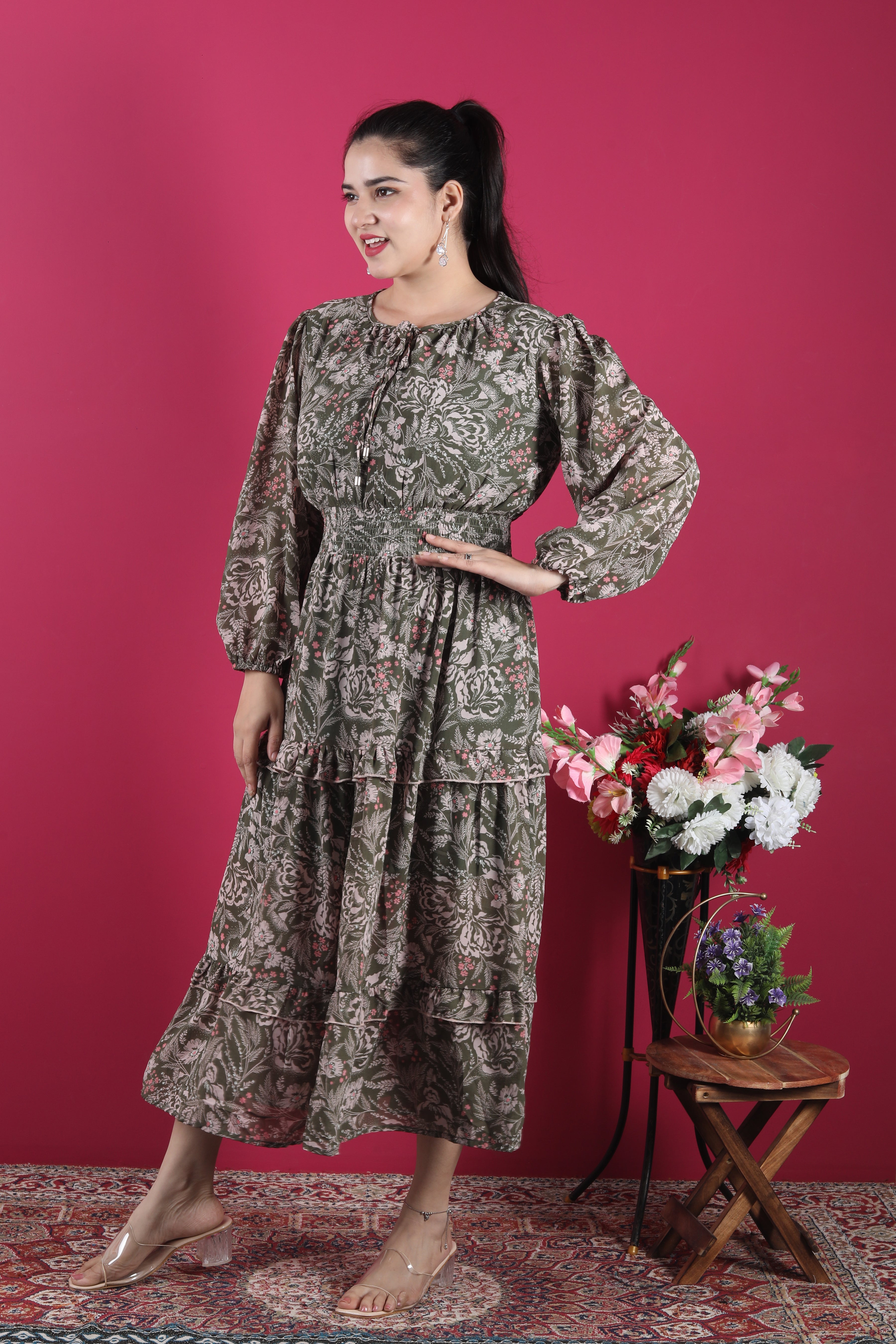 The Amara Georgette Dress