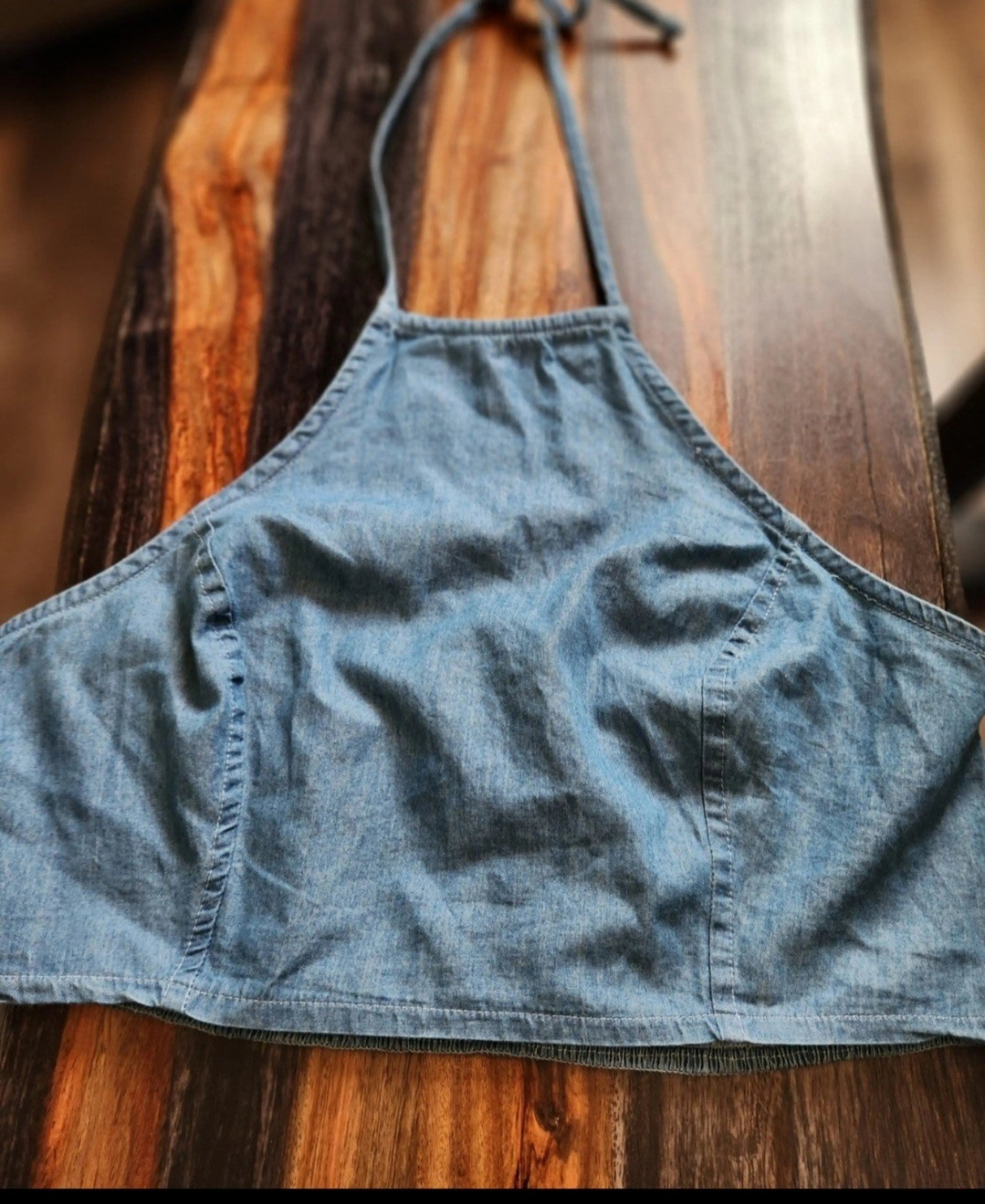 Denim Crop Top