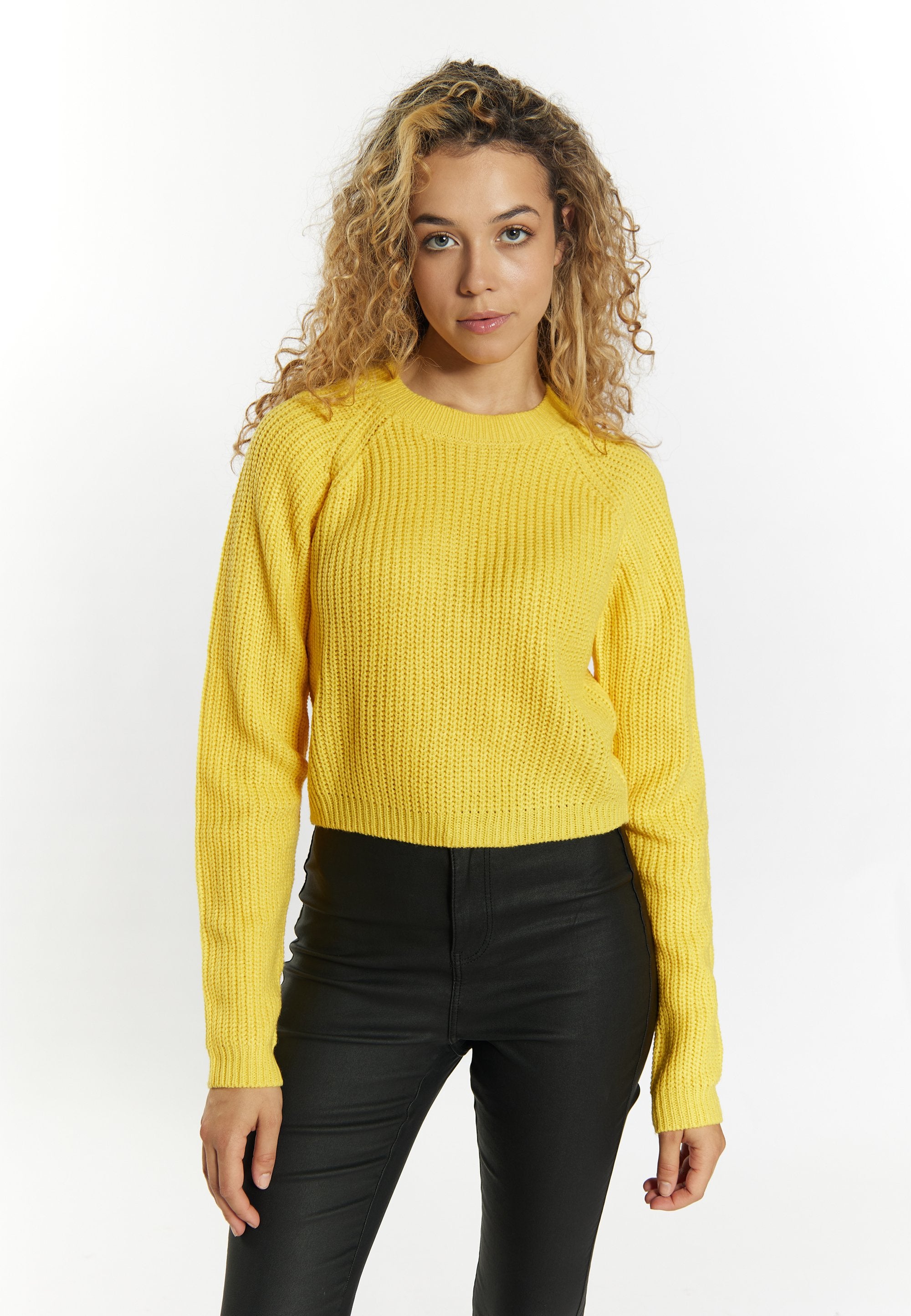 MYMO Sweater 'Blonda' in Yellow