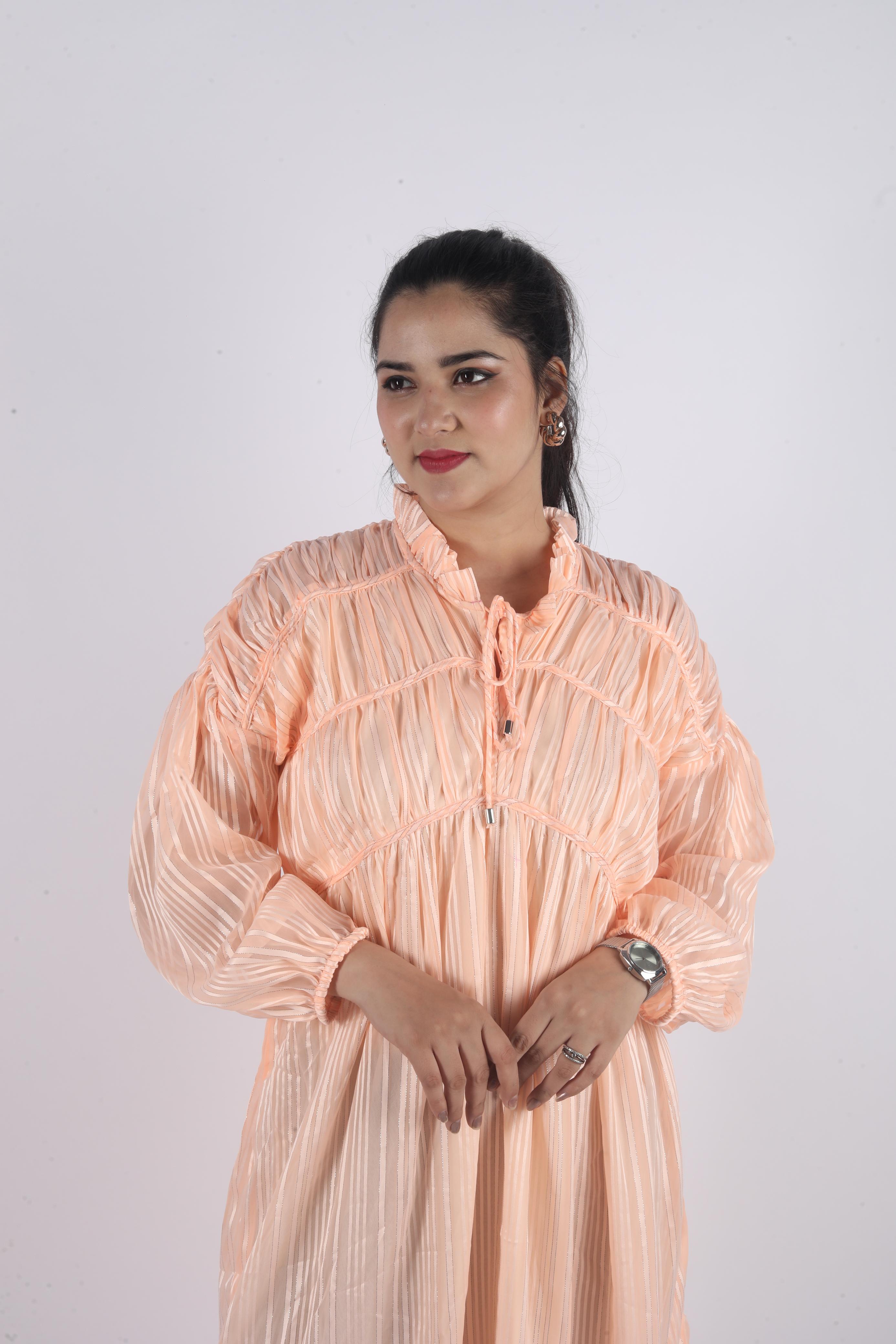 Novara Stretch – Georgette Luxe Long Dress