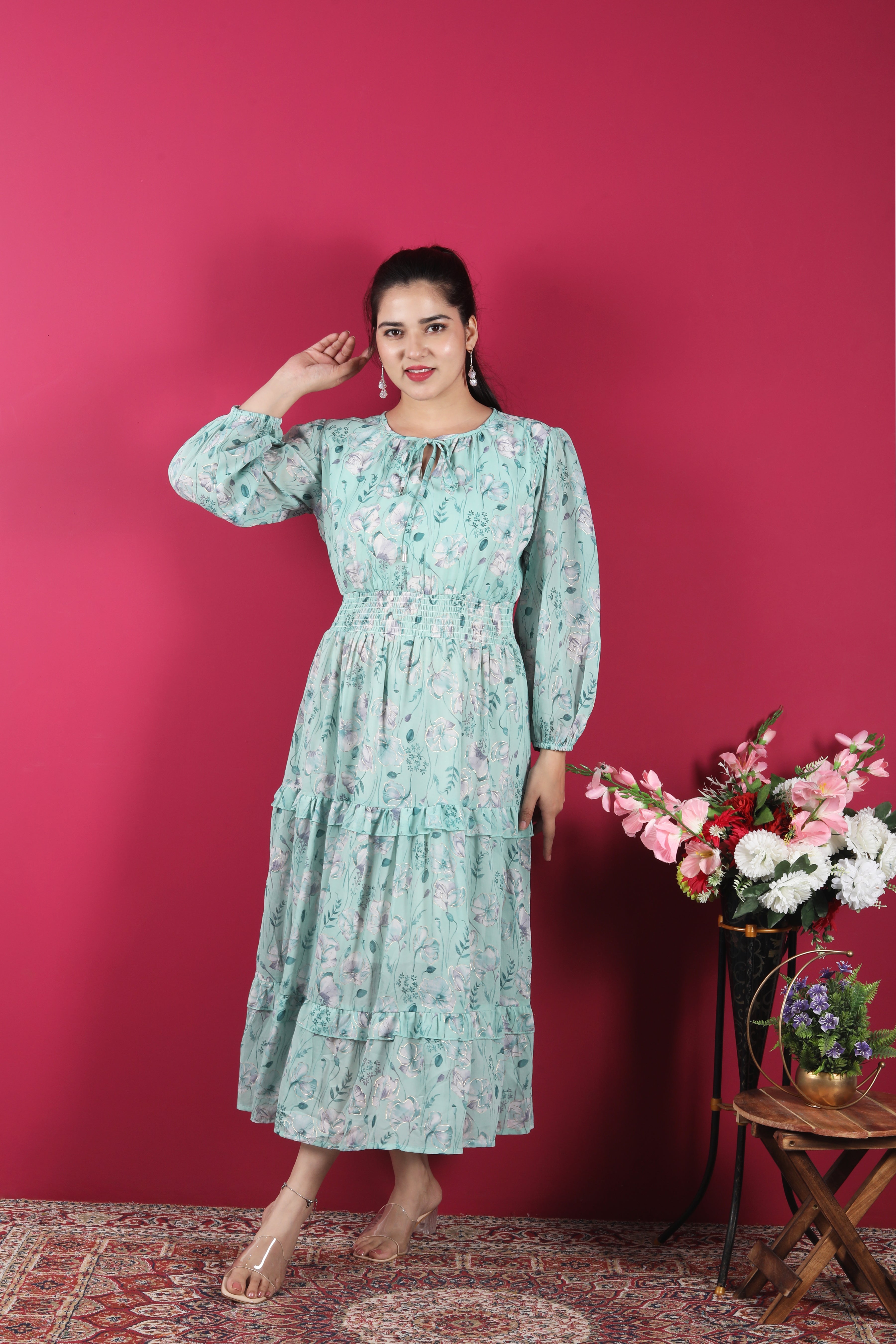The Amara Georgette Dress
