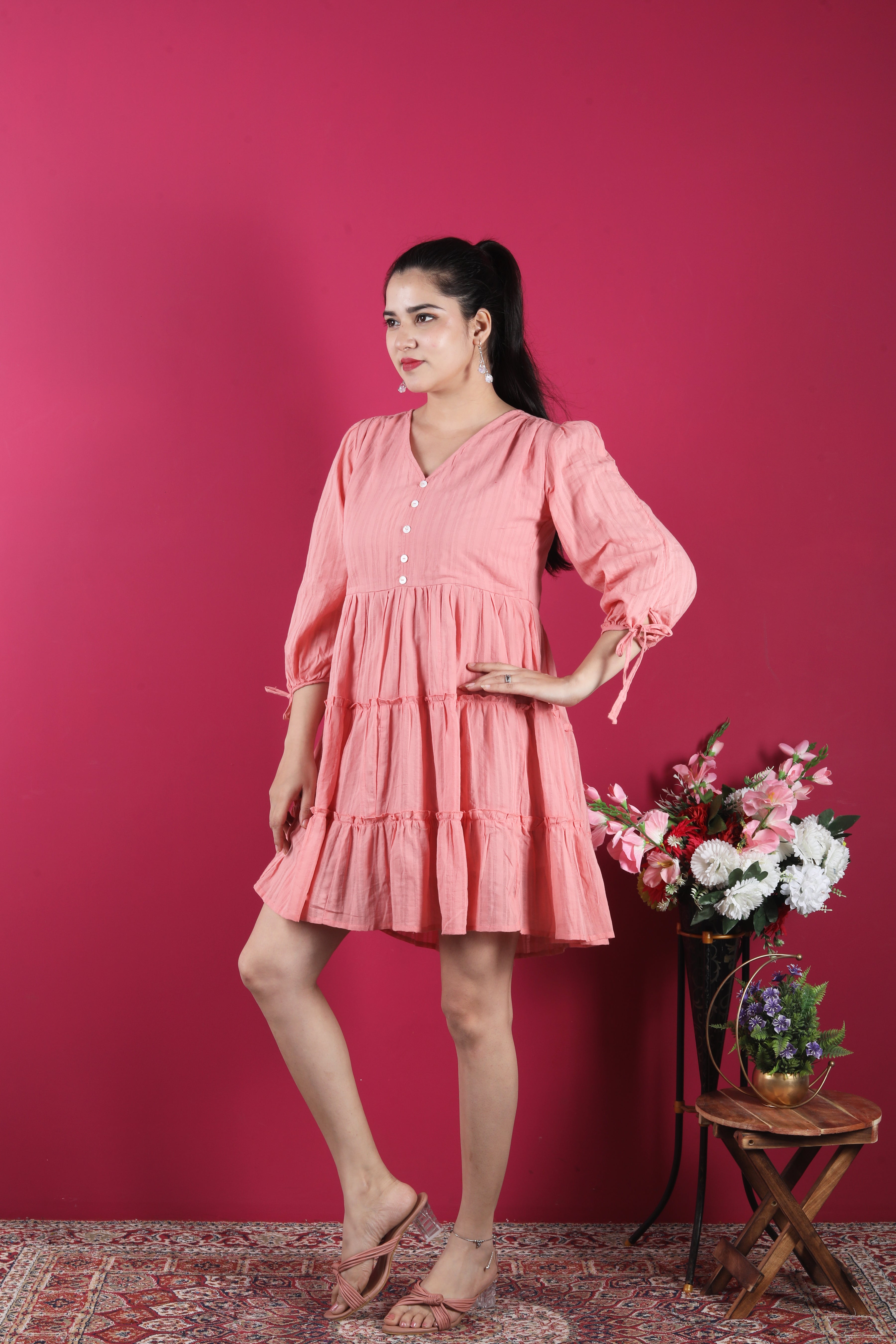 The Elora Knee-Length Dress
