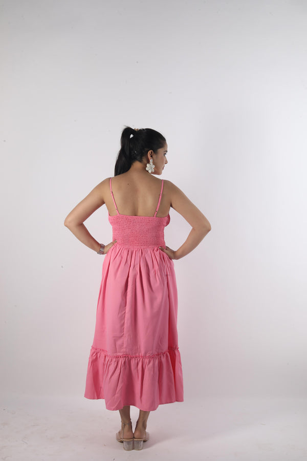 Long Sleeveless Knot Dress