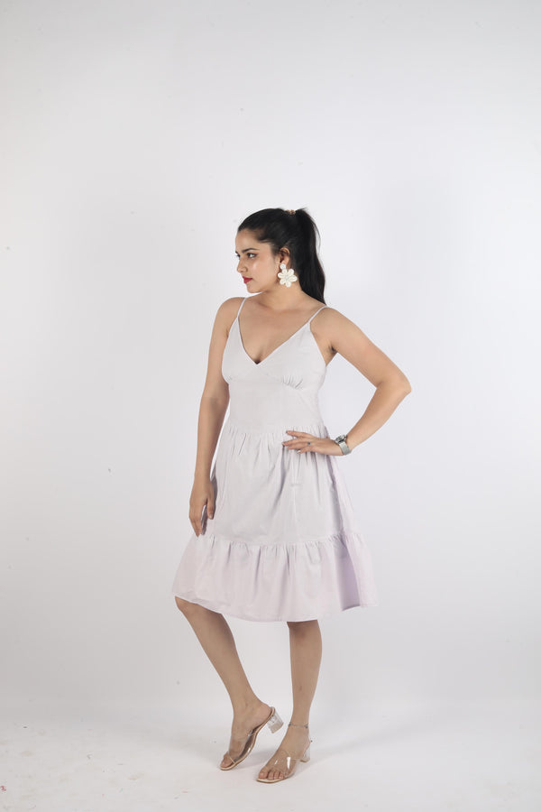 Sleeveless Plain Dress