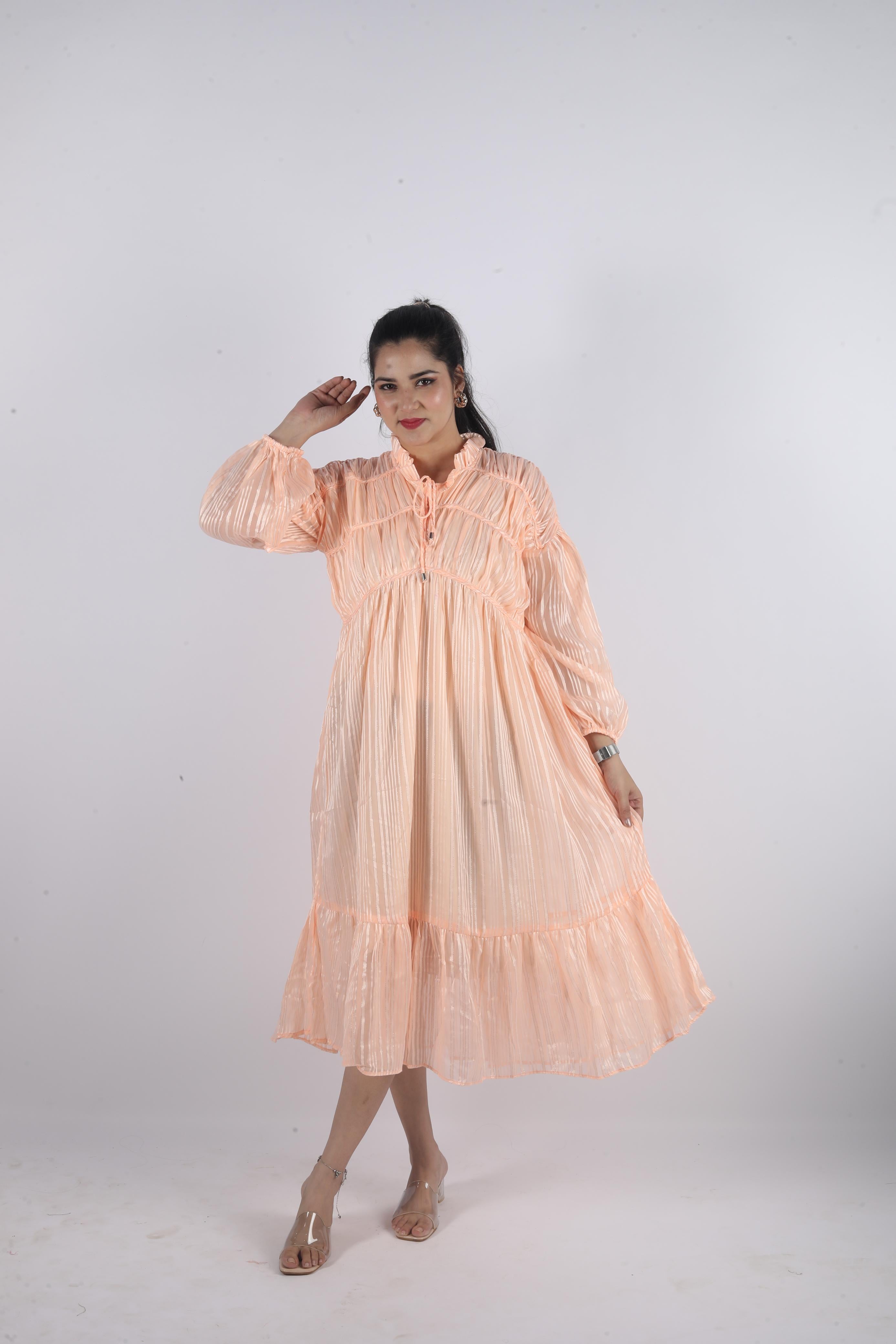Novara Stretch – Georgette Luxe Long Dress
